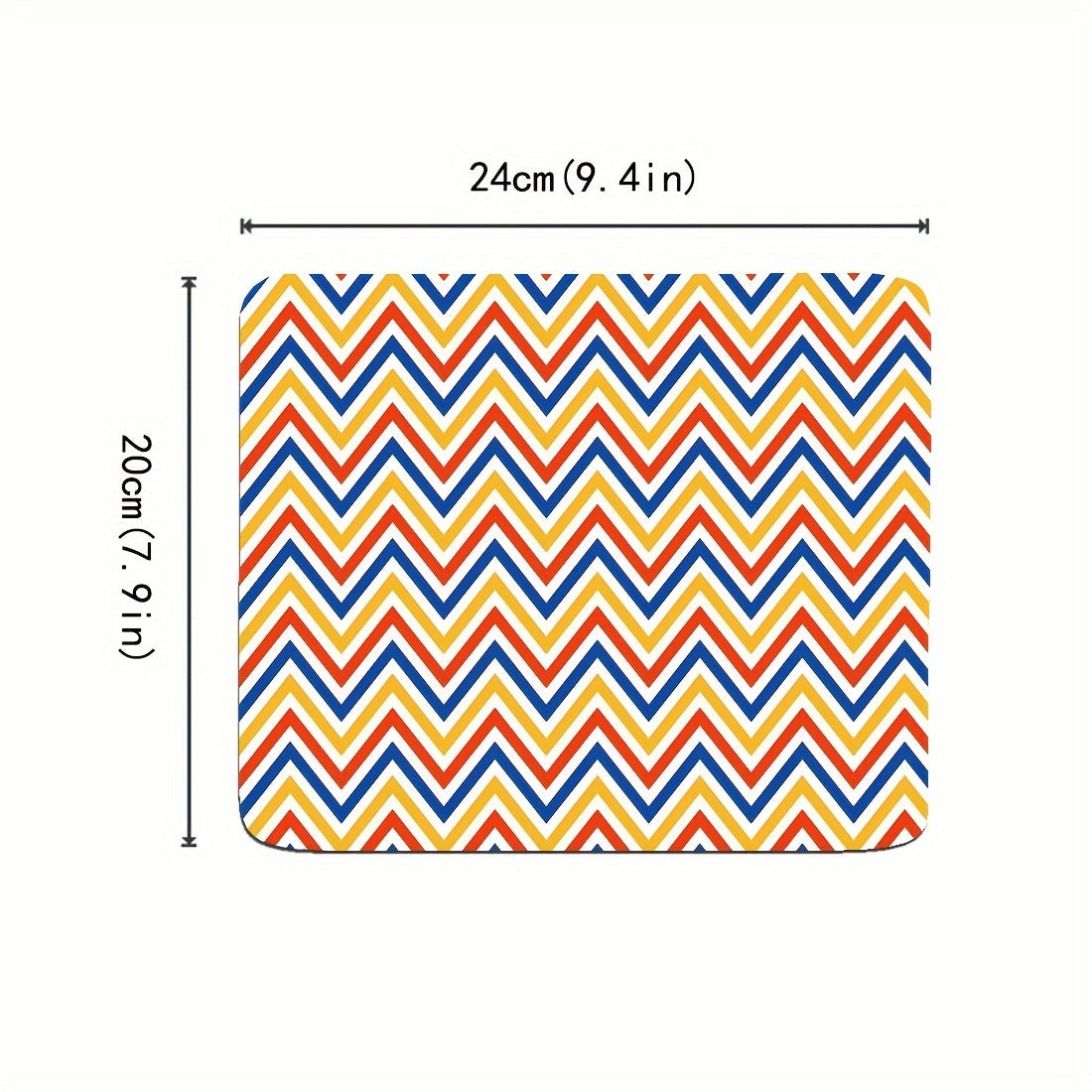 Flat Texture Visual Impact Small Desktop Mouse Pad Office Home Accessories