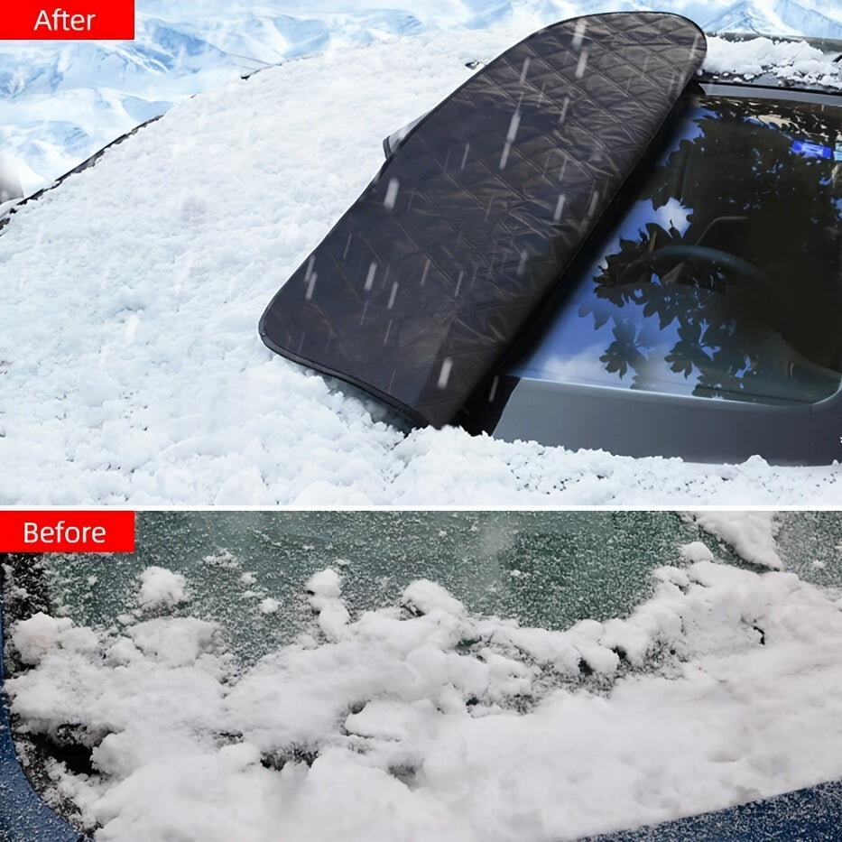 Car Windscreen Cover Magnetic Snow Cover with Mirror Covers
