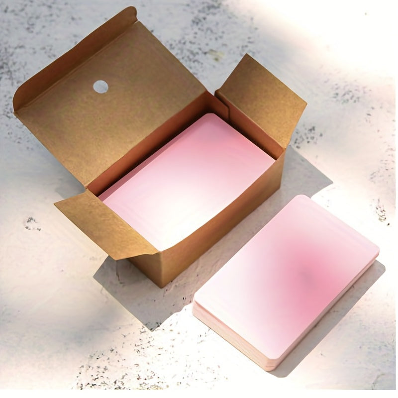 100pcs Blank Card Greeting Card Postcard Graffiti Bookmark