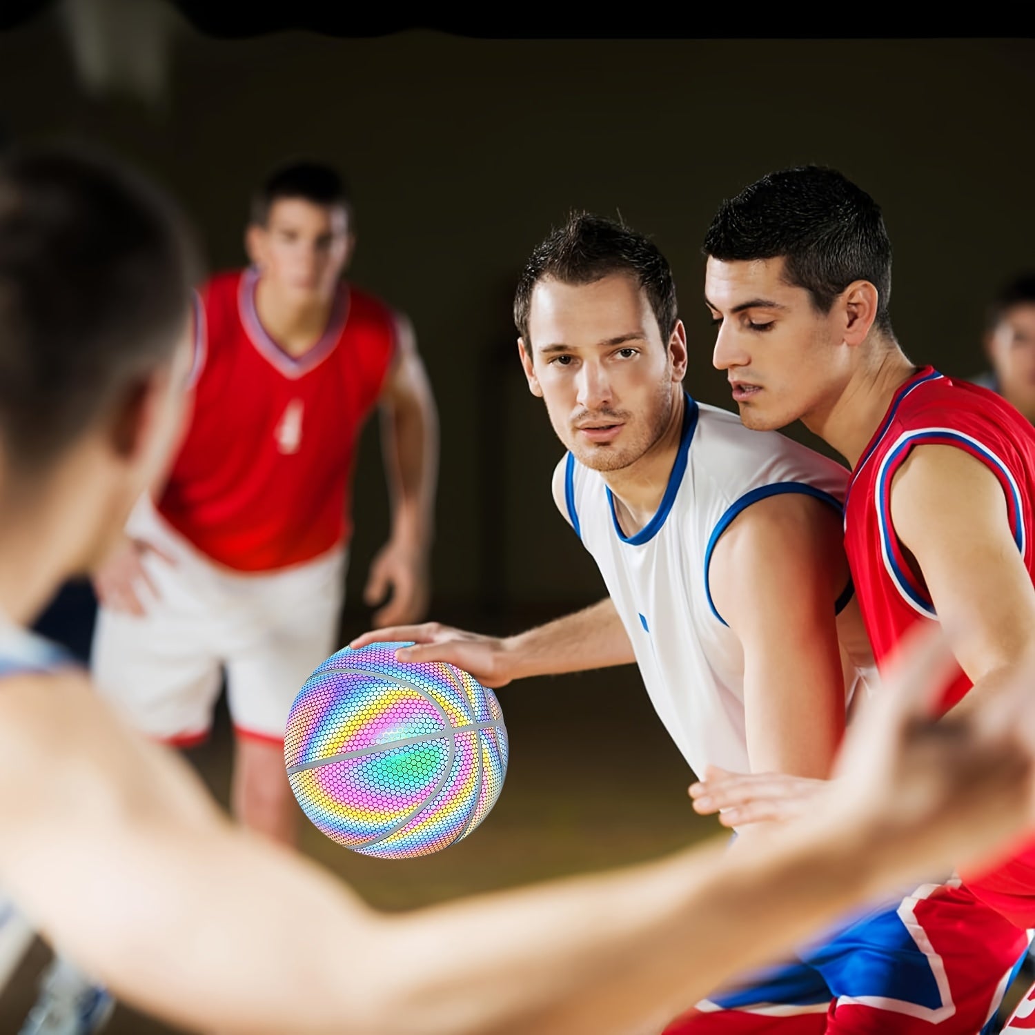 Outdoor Reflective Basketball for Night Training