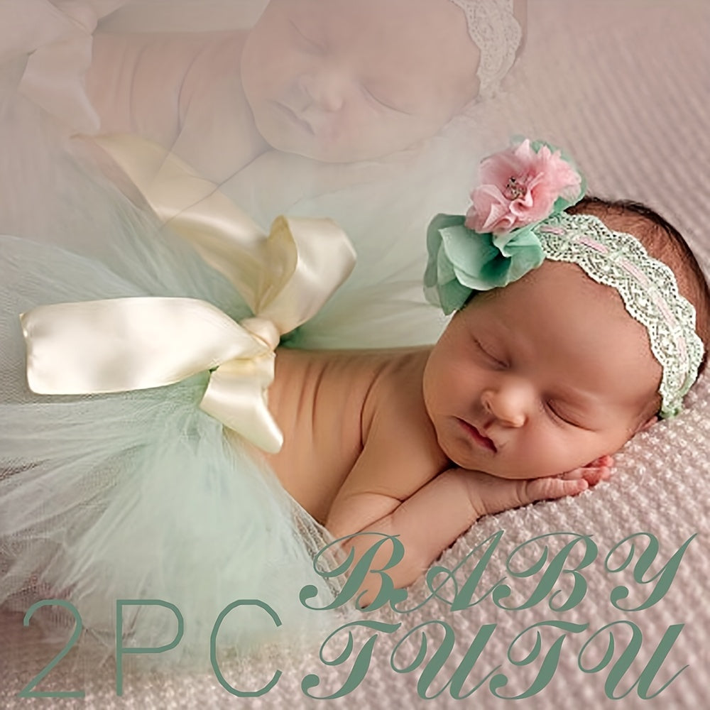 2pcs Baby Rabbit Skirt Photography Clothing Newborn Photo Props