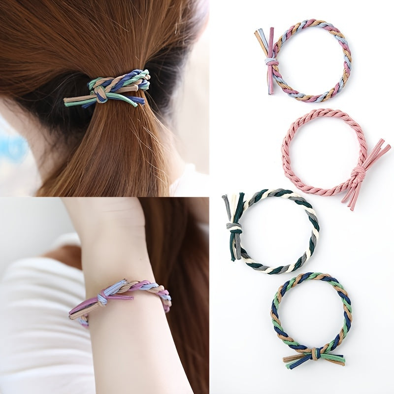 Wide Elastic Hair Ties for Women Girls - Soft Hair Accessories