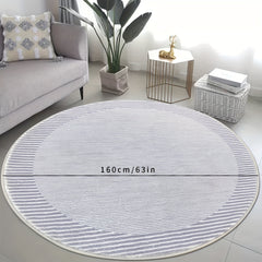 Soft Non Slip Round Floor Carpet Indoor Mat for Room Decor