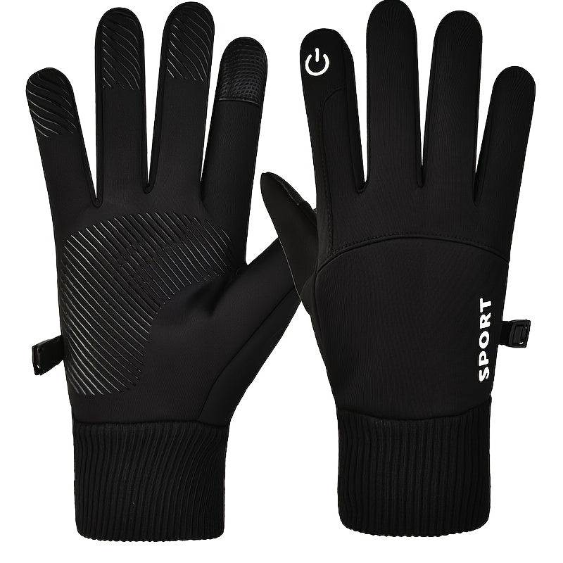 Winter Men Biker Gloves Touch Screen Waterproof Non slip