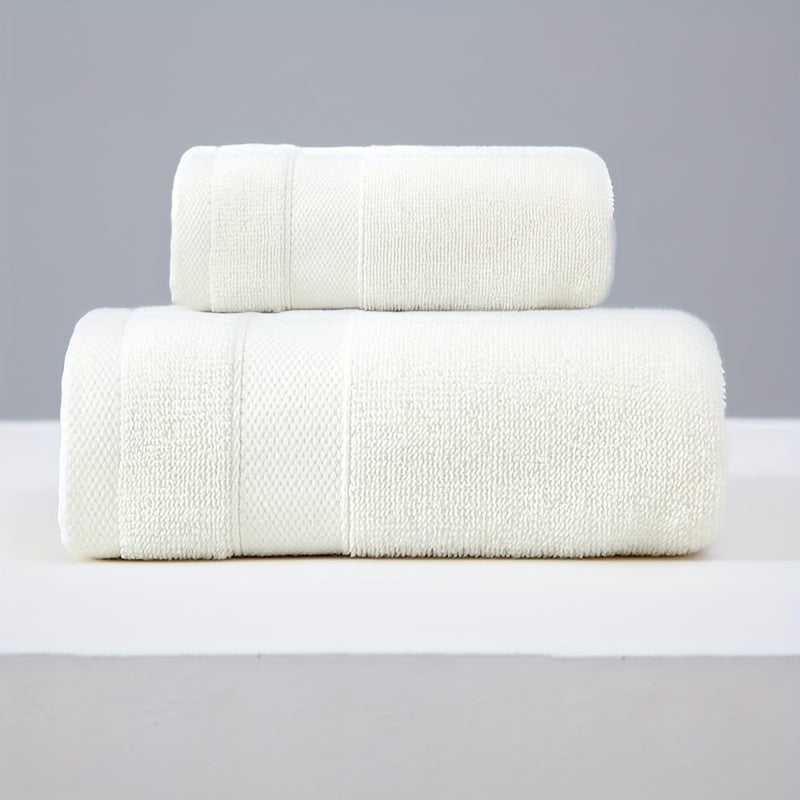 Coral Fleece Towel Set - Soft and Absorbent - 2pcs Bath Towel Set