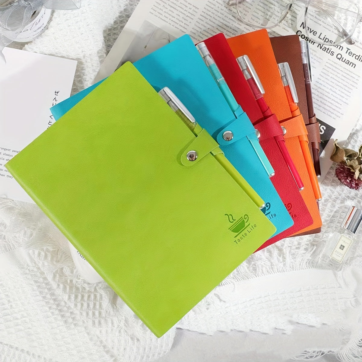 Soft Leather Portable Notebook Stationery Notebook Business Small Fresh