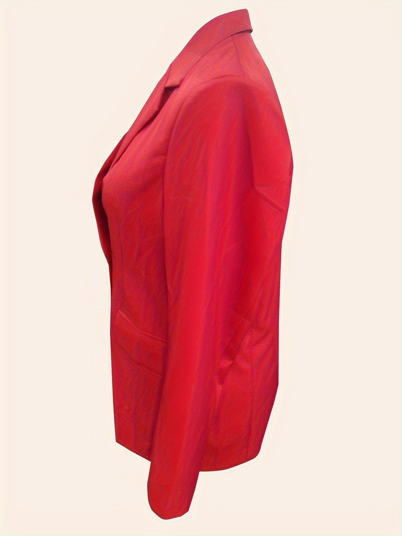 Women's Plus Size Casual Blazer Long Sleeve Double Breast Button