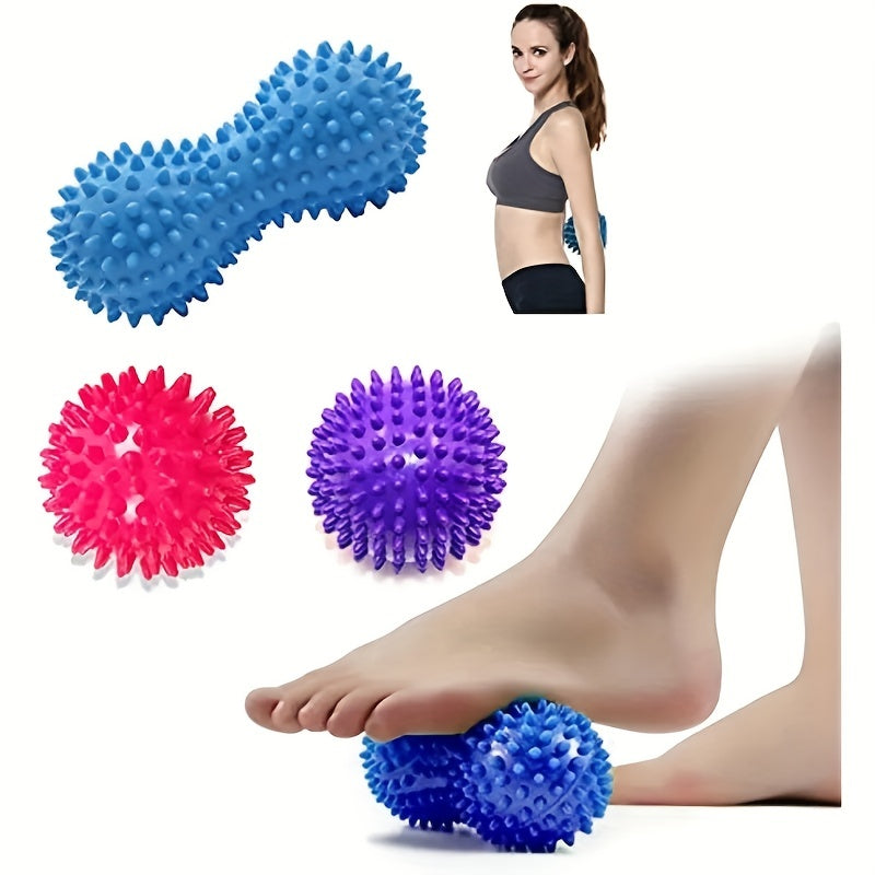 3pcs Massage Fascia Balls Stress Relieve Plantar Fasciitis