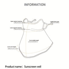 Sunscreen Mask Summer Driving Neck Protection