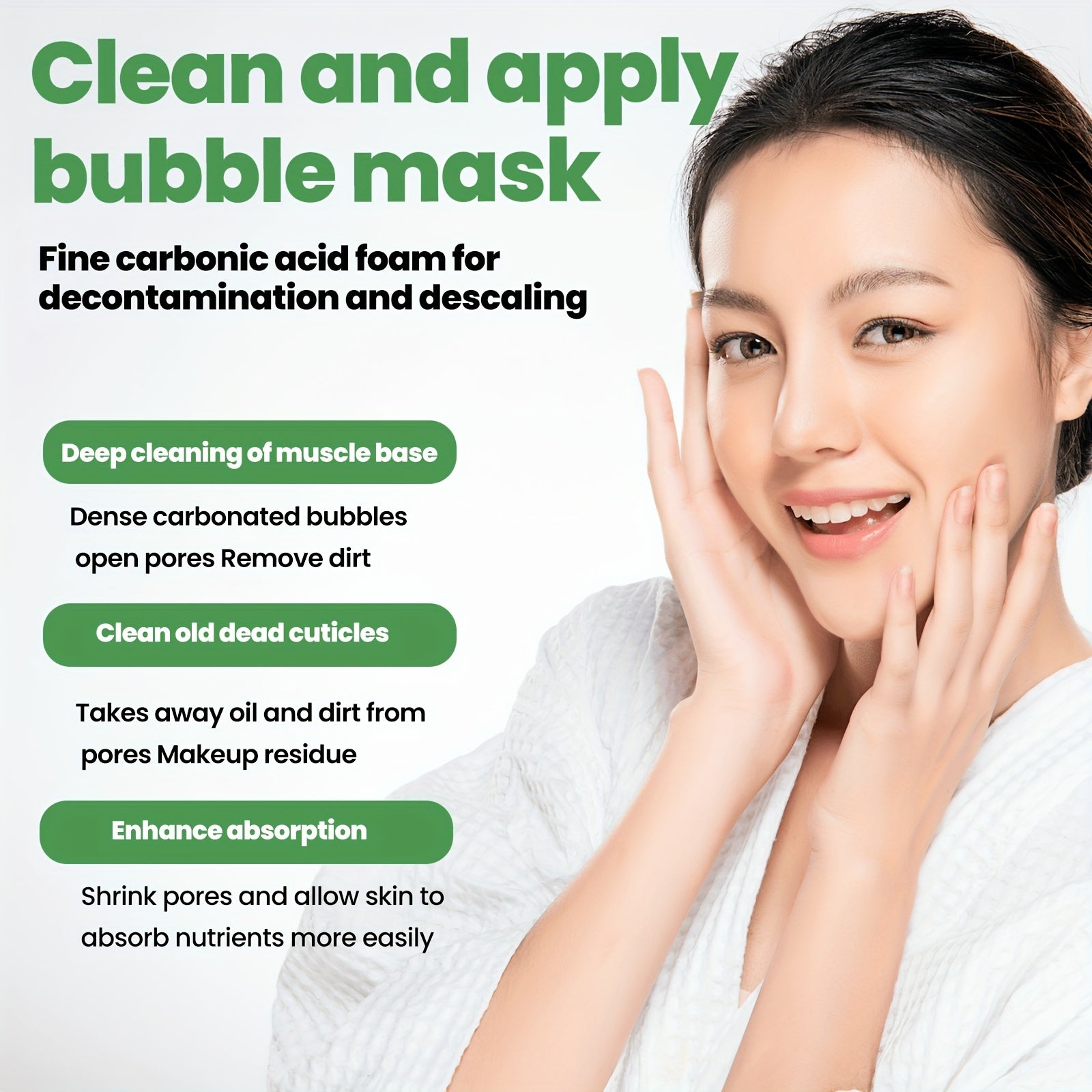 Bubble Facial Mask Moisturizing Blackhead Acne Removing