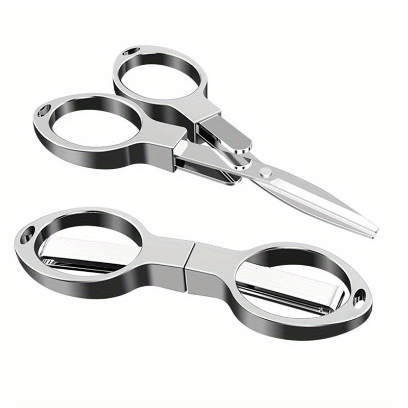 Portable Stainless Steel Folding Scissors for Travel