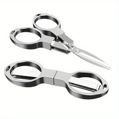 Portable Stainless Steel Folding Scissors for Travel
