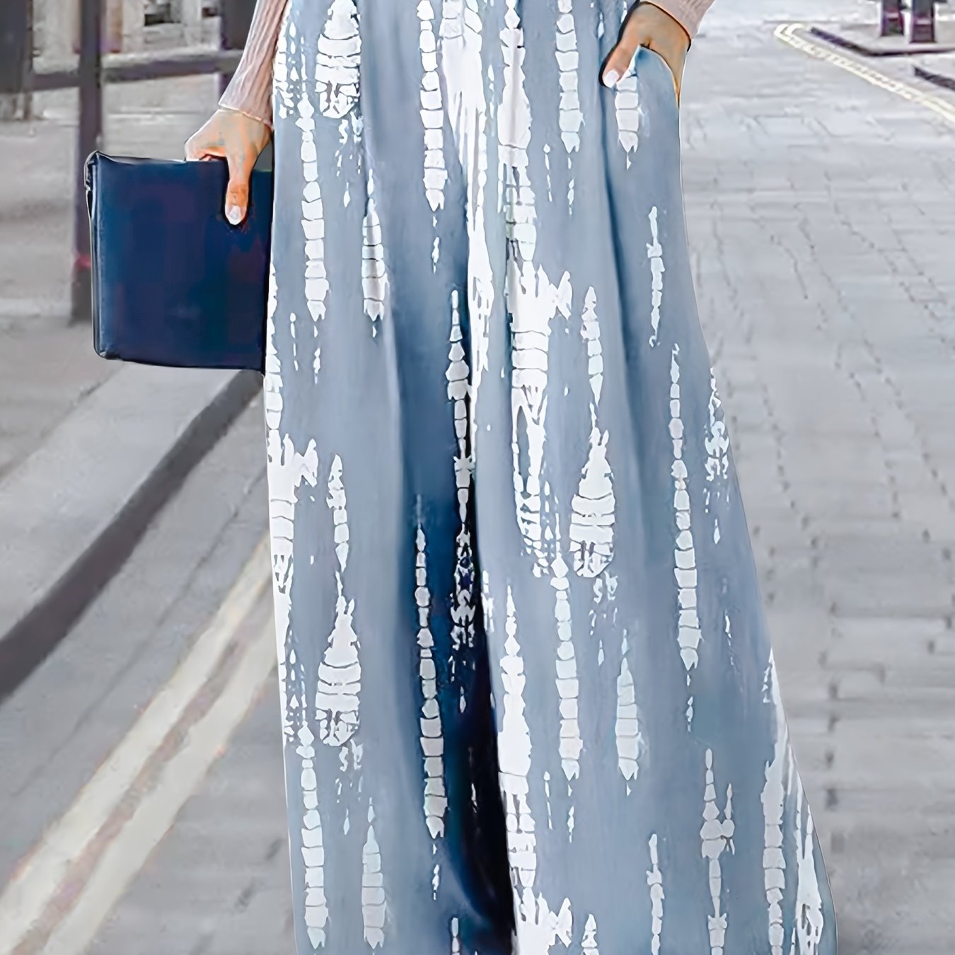  Tie Dye Wide Leg Trousers