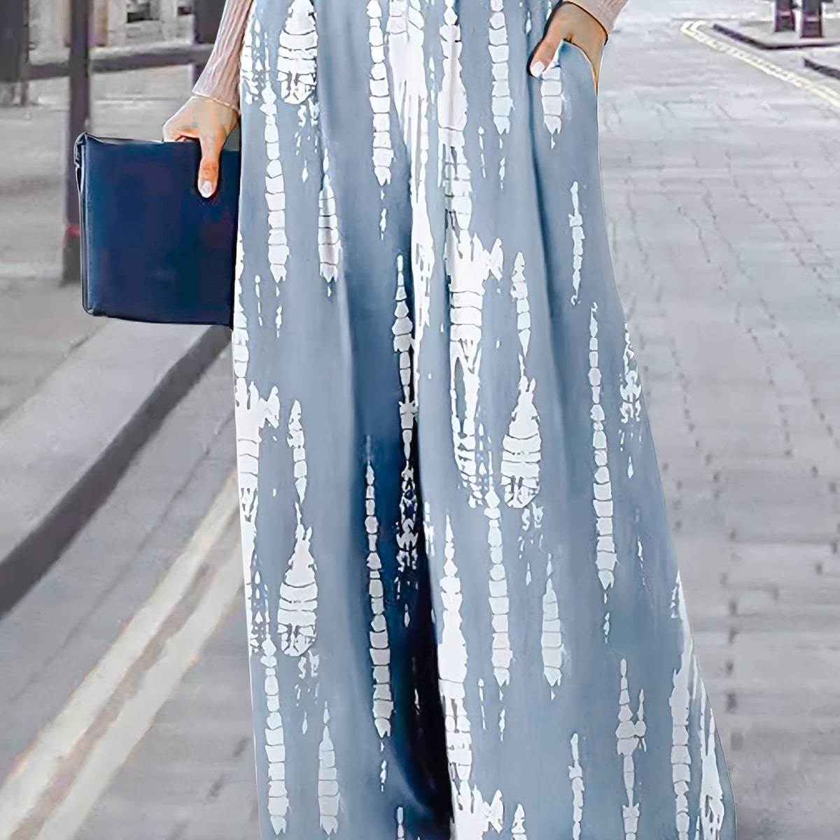  Tie Dye Wide Leg Trousers
