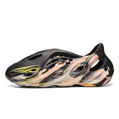 Men's Camo Hollow Out Foam Slides Clogs Non Slip Beach Sandals