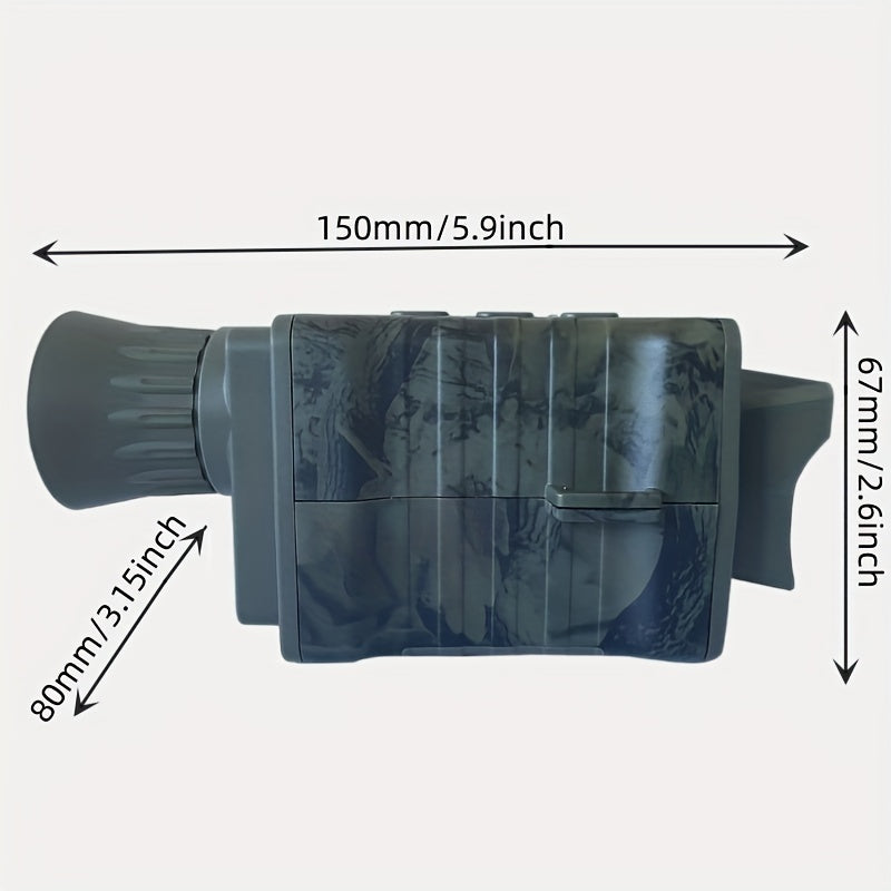 FHD Infrared Night Vision Monocular 8GB Memory Card