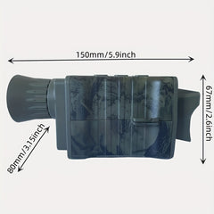 FHD Infrared Night Vision Monocular 8GB Memory Card