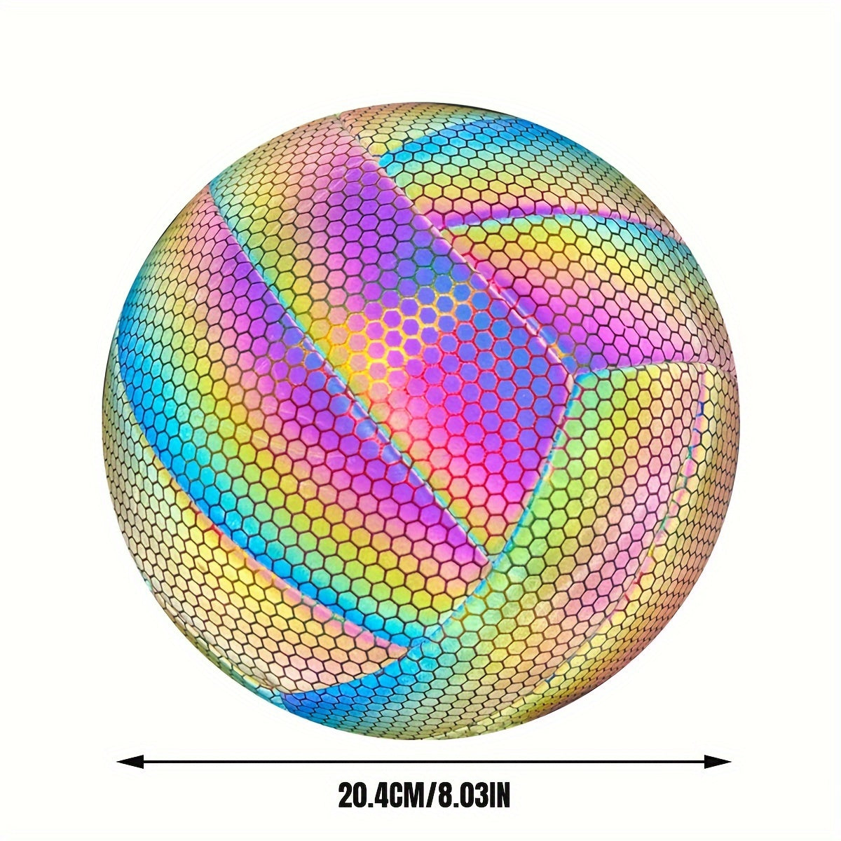 Reflective Volleyball Suitable for Training and Competition