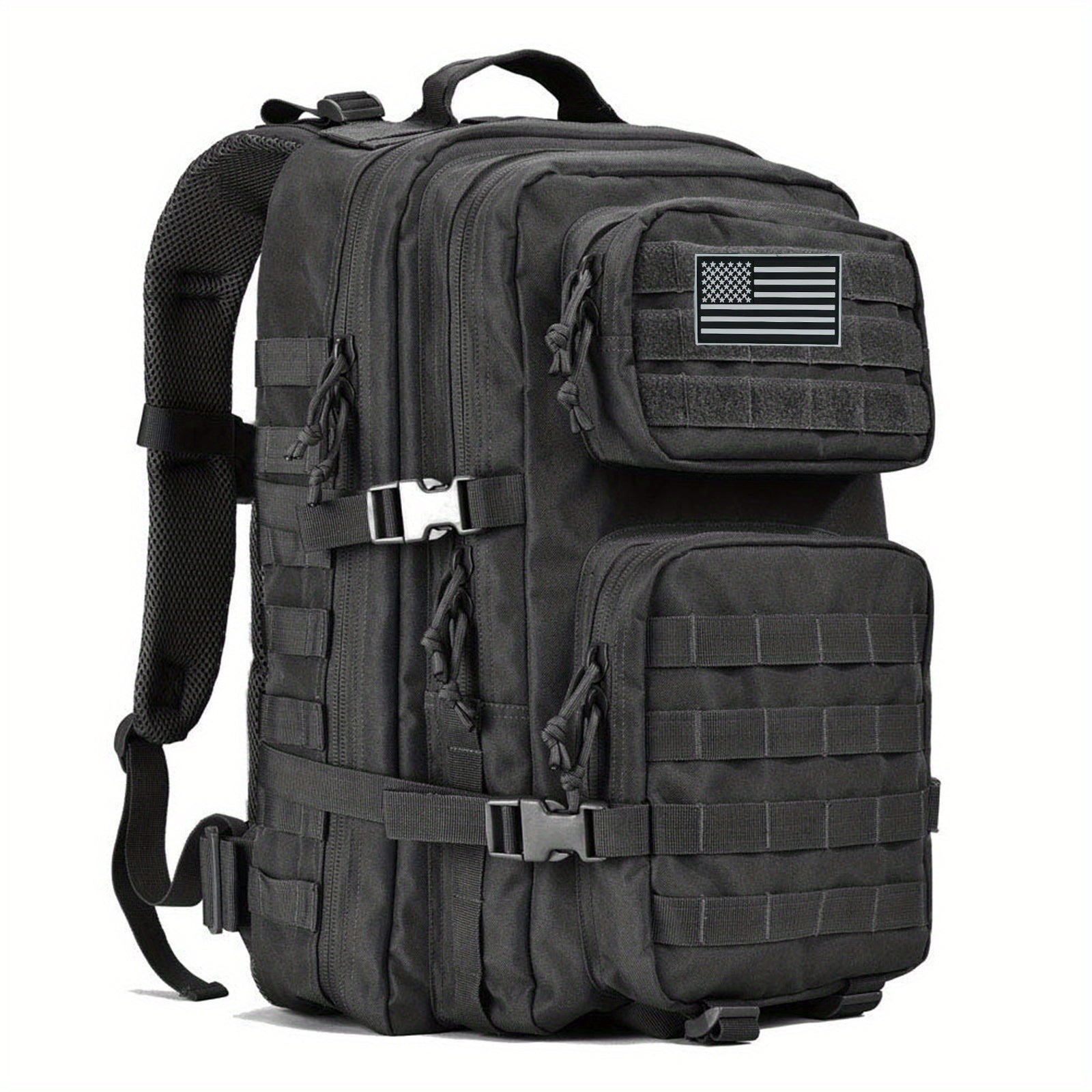 Large Outdoor Backpack with Molle System for Hiking, Trekking, Bug Out