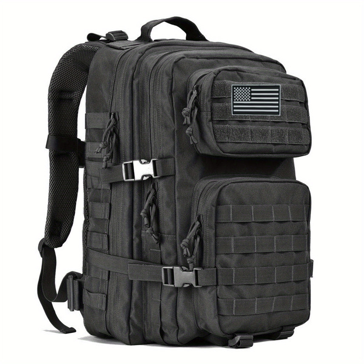Large Outdoor Backpack with Molle System for Hiking, Trekking, Bug Out