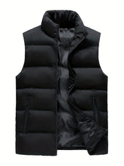 Men's Thermal Vest Sleeveless Jacket Warm Winter Autumn