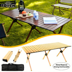 Portable Aluminum Camping Table for 5-7 People