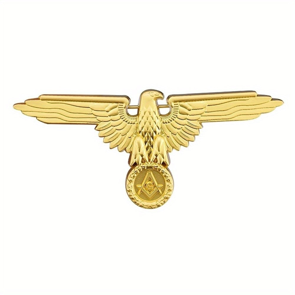 Retro Eagle Badge Collar Pin for Men