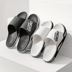 Men's Non Slip Slides Lightweight Slippers for Indoor Outdoor