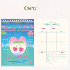 Fruit A5 Daily Weekly Notebook Planner Agenda Stationery