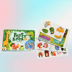 Animal Numbers & Letters Toy Book for 3-6 Years Old