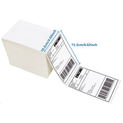 Waterproof 4x6 Sticker Labels, 1000 Labels Per Stack