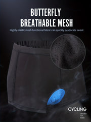 Men's Breathable Cycling Shorts with Cushioning for Comfortable Riding