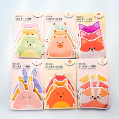 Cartoon Animal Pattern Sticker Office Label Memo