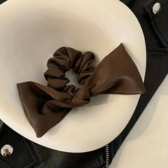 3pcs Satin Bow Scrunchies Hair Tie Style Hair Rope Girls Accessories