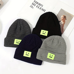 Hot Plush Woolen Hat Street Style Knitted Hat For Men And Women