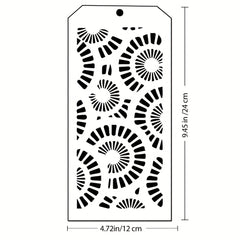 12 24 Cm Seamless Stencil for Scrapbooking Painting Album Paper Card Making Craf