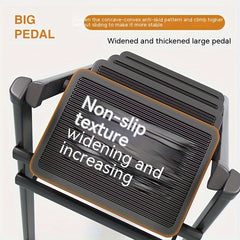 1pc Folding Telescopic Lightweight Two-step Ladder
