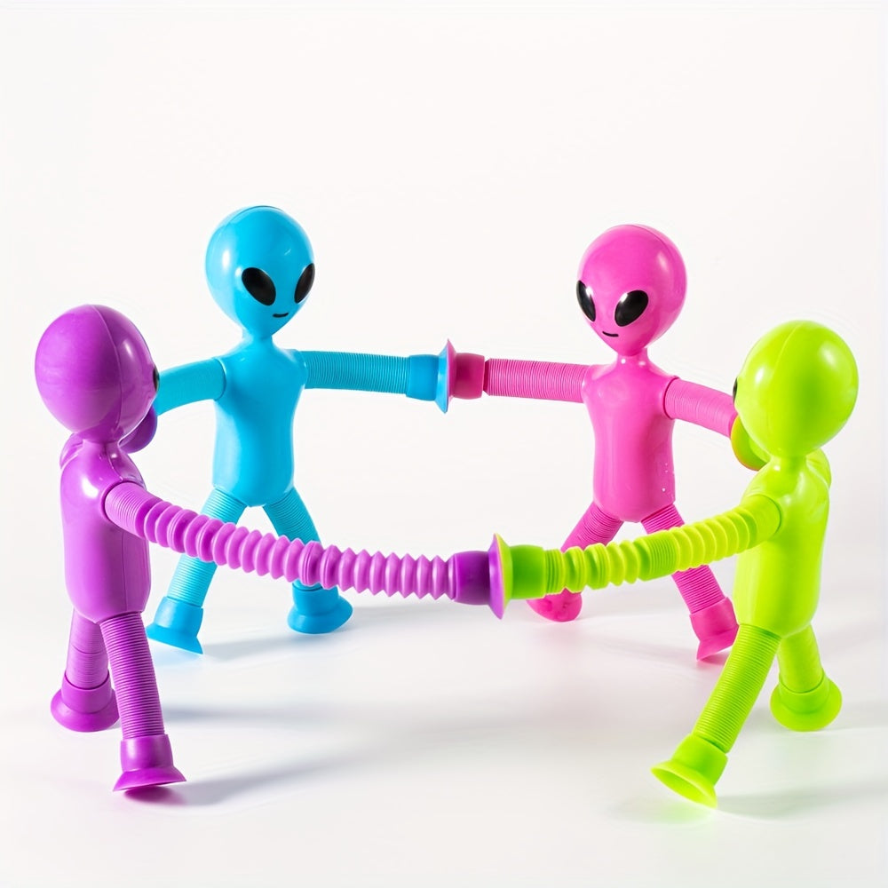 Funny Telescopic Tube Alien Decompression Puzzle Toys