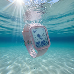 Girls' Waterproof Timer Watch with Alarm Clock