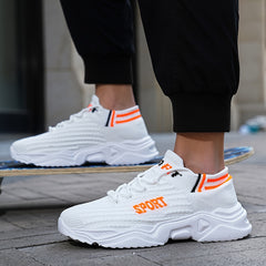 Men's Chunky Shoes Soft Sole Breathable Sneakers For Outdoor Activities