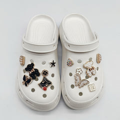 Bling Shoe Decoration Charms With Chains For Clog & Sandal