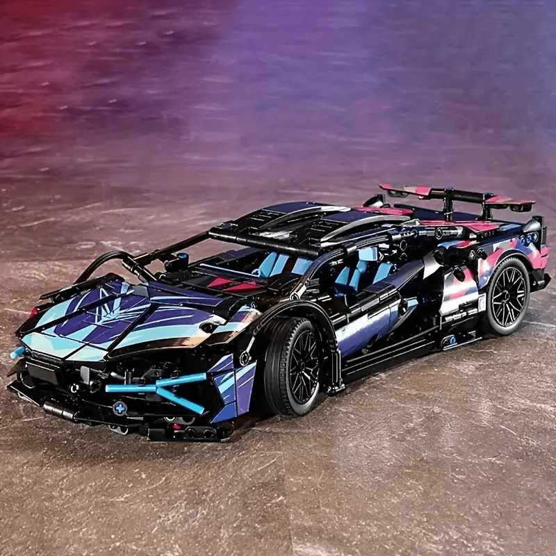 Cyberblock sports car 1314pcs precision particle assembly