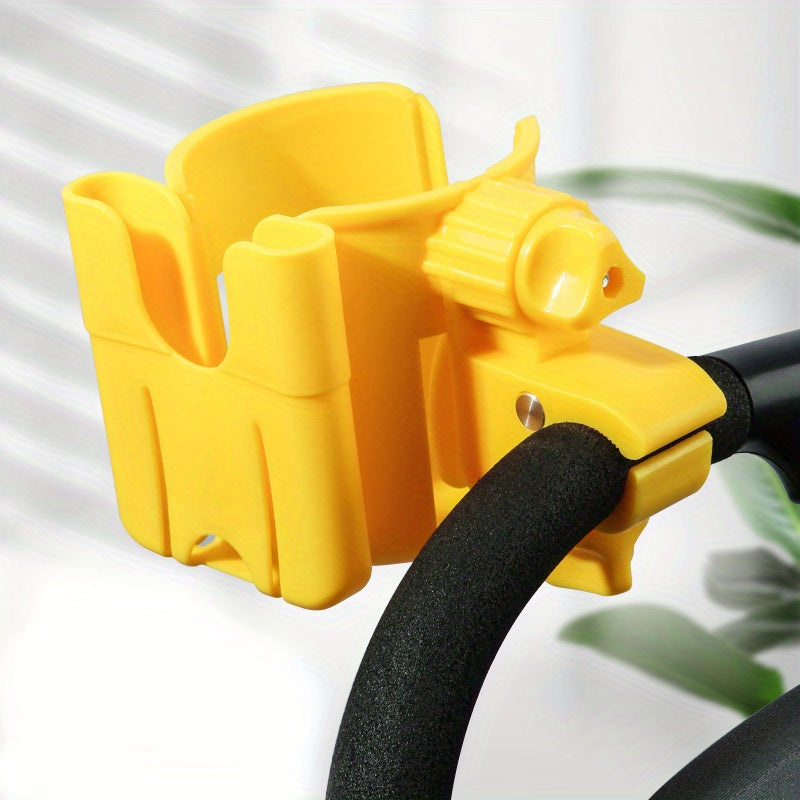 Universal Stroller Cup Holder With Phone Holder, Stroller Bottle Holder