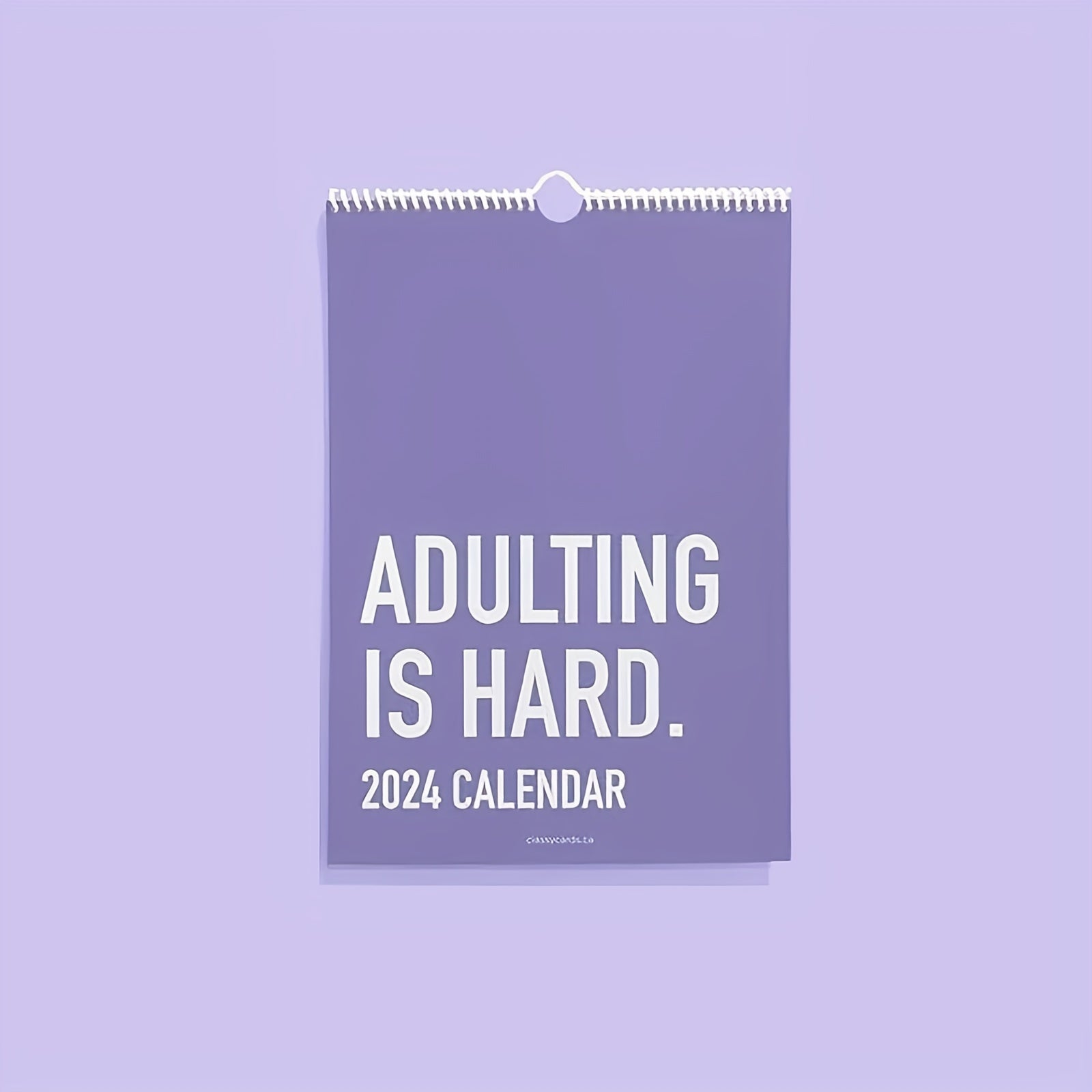 Adulting Is Hard Calendar Monthly Planner