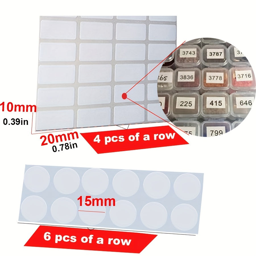 1000pcs Diamond Painting Label Stickers Embroidery Tools