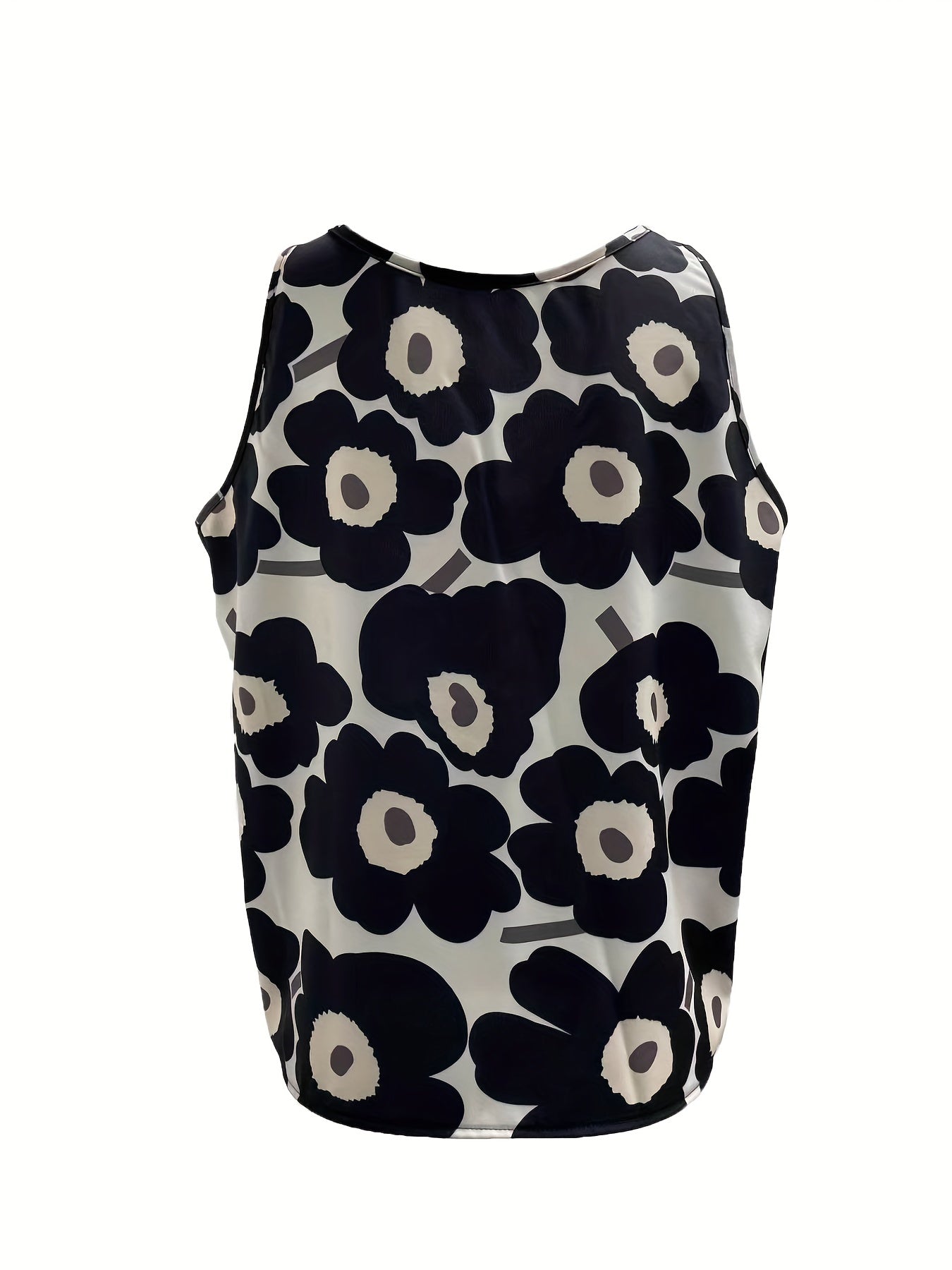  Floral Print Loose Tank Top