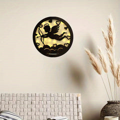 Children's Room LOVE Hanging Decoration LED Light Retro Wood Sign