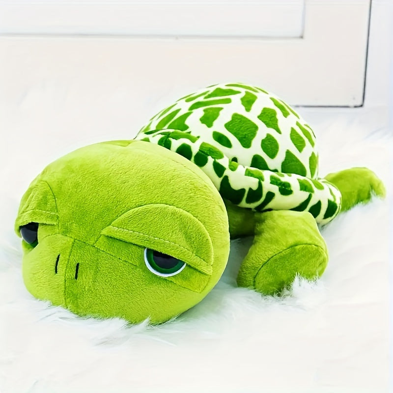 Big Eyed Turtle Plush Toy Turtle Doll Sleeping Pillow for Halloween Decor