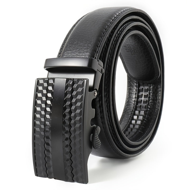 Men's PU Leather Slide Ratchet Belt