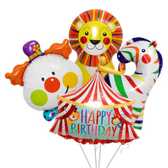 Clown Head Balloon Foil Helium Supported Carnival Balloons